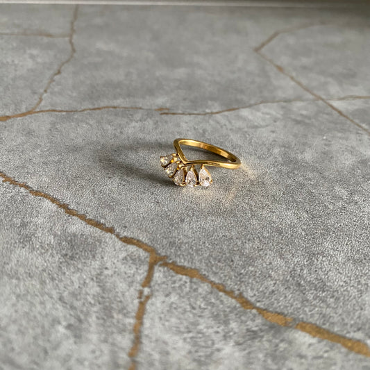 Tear Drops Ring