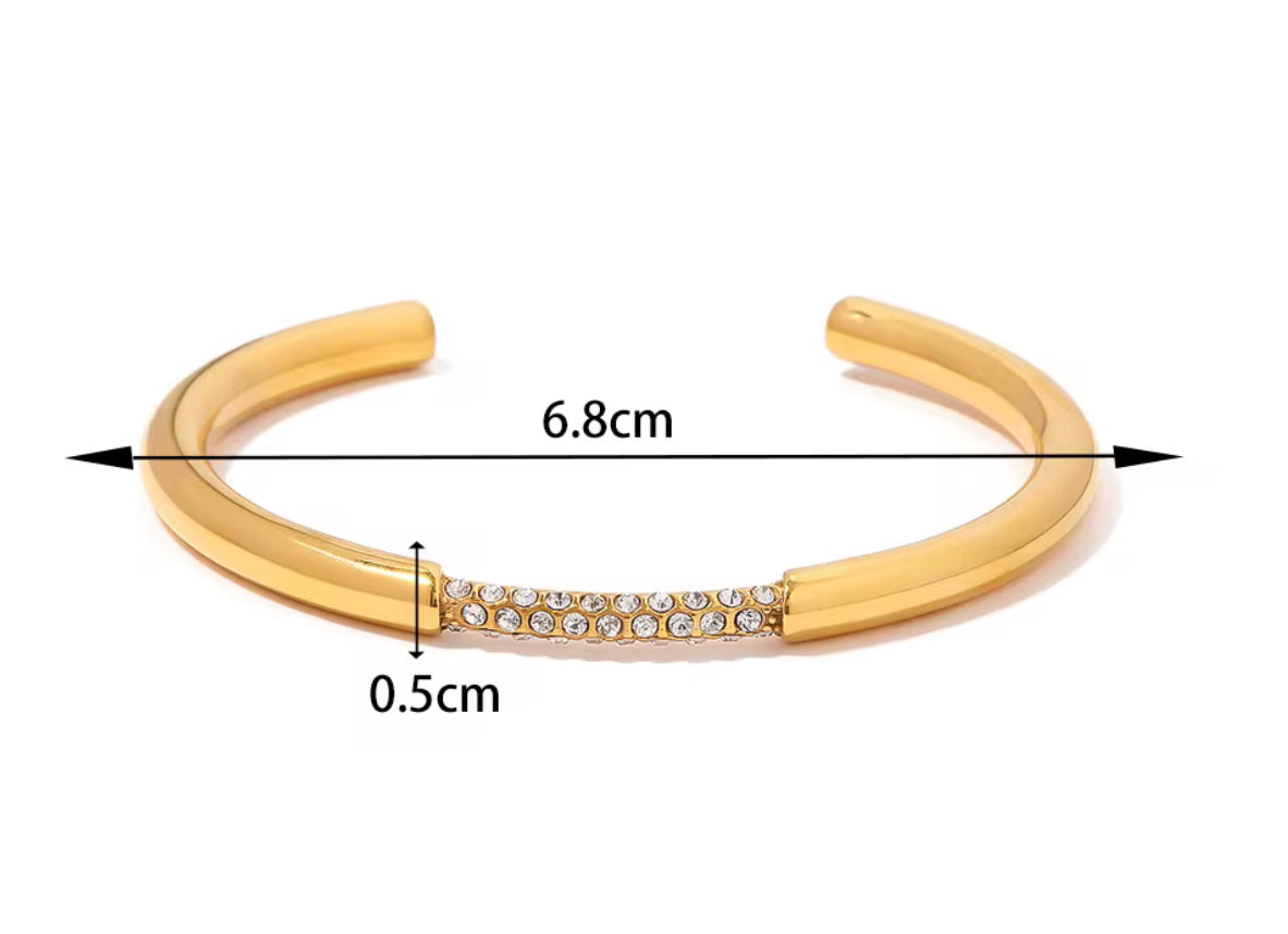 Exposed Cuff Bracelet