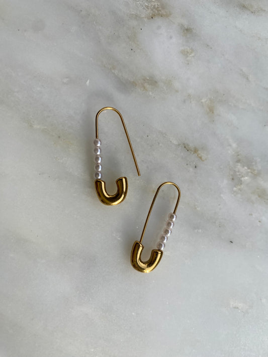 Safety Pin Earrings